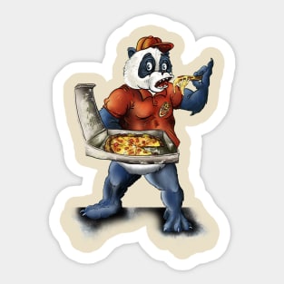 Panda Delivery Sticker